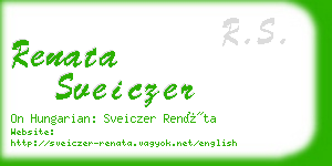 renata sveiczer business card